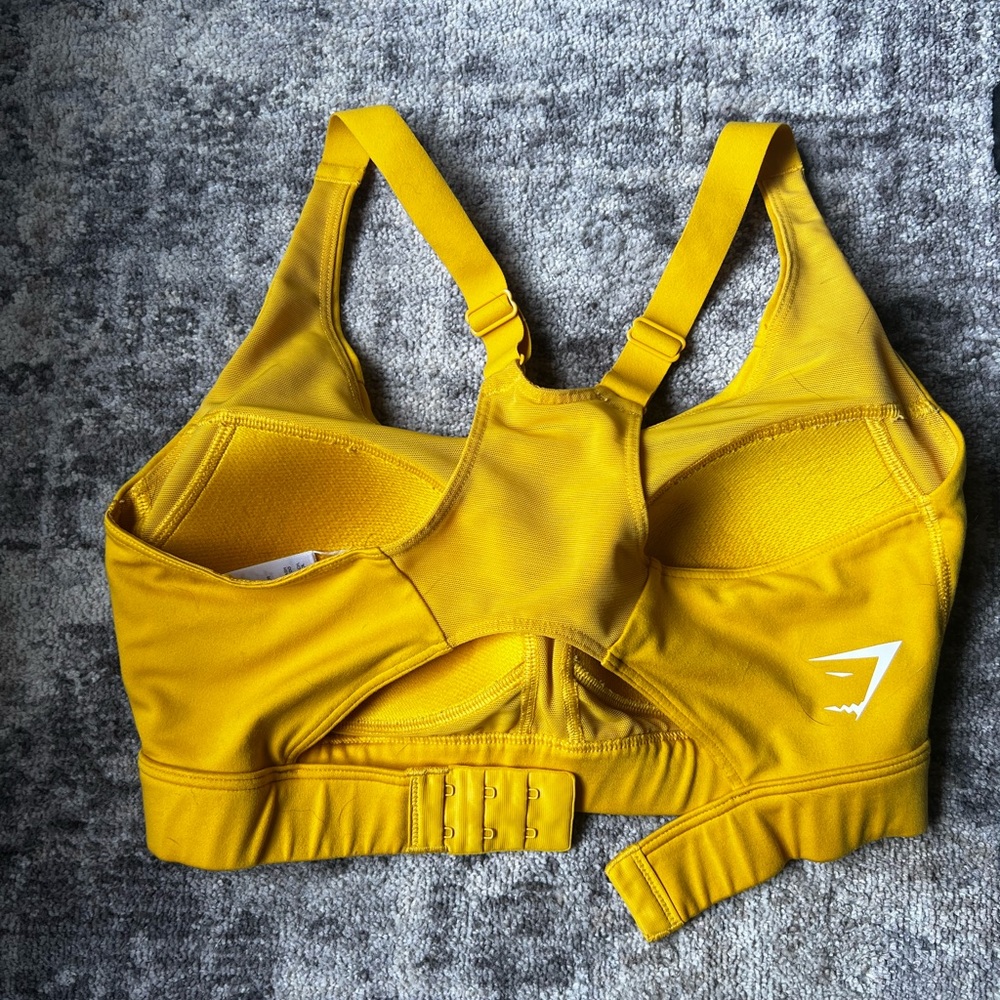 Women’s Gymshark Mustard/yellow Sports Bra
